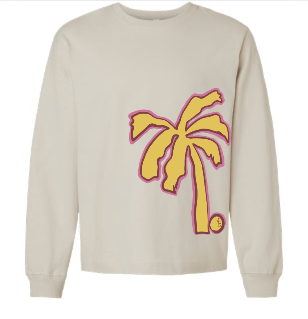 palm long sleeve t-shirt